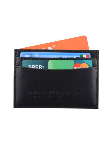 Porta carte di credito B Cut (Nero) .